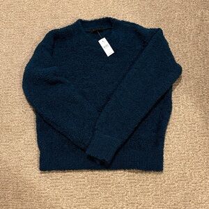 Ann Taylor Deep Blue Crew Neck Sweater